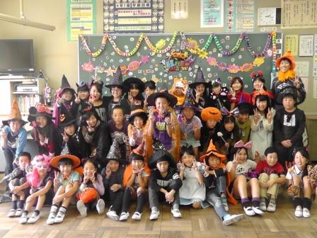 ４年１組ハロウィンパーティー 深谷市立豊里小学校